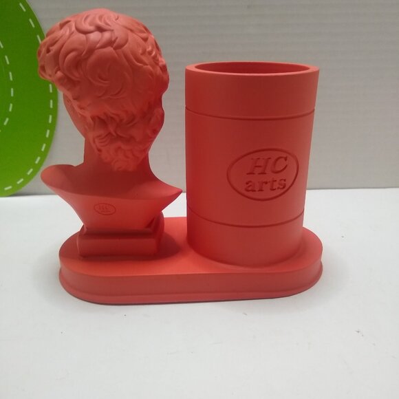 David Statue Vase, Classic Roman Bust David Make Up Brush Holder, Greek Mytholog - Picture 3 of 8